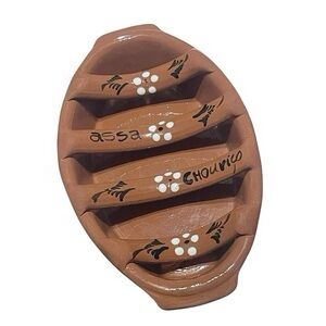 Traditional Portuguese Terracotta Sausage Roaster